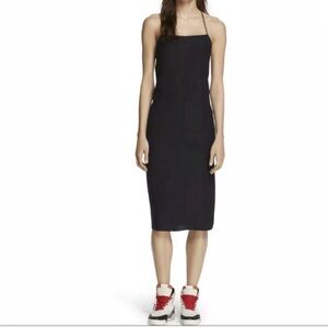 rag & bone Black Halter Midi Dress